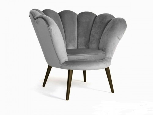 Крісло Signal Magnolia Velvet Сірий/Венге